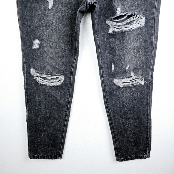 KanCan Estilo Washed Out Black Mom Jeans NWT - Picture 5 of 14